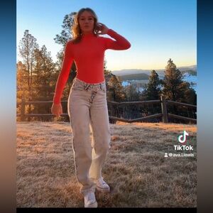 Edikted light wash jeans